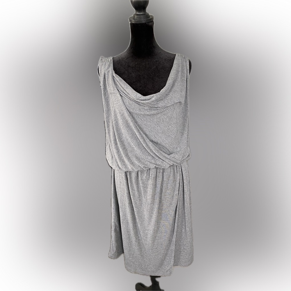 LOFT Knit Faux Wrap Dress - Size Large Petite